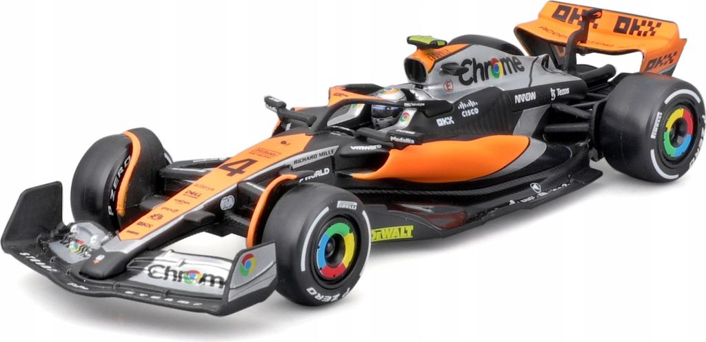 Miniaturauto Bburago F1 Mclaren MCL60 Lando Norris 4 1/43 Produktbild 