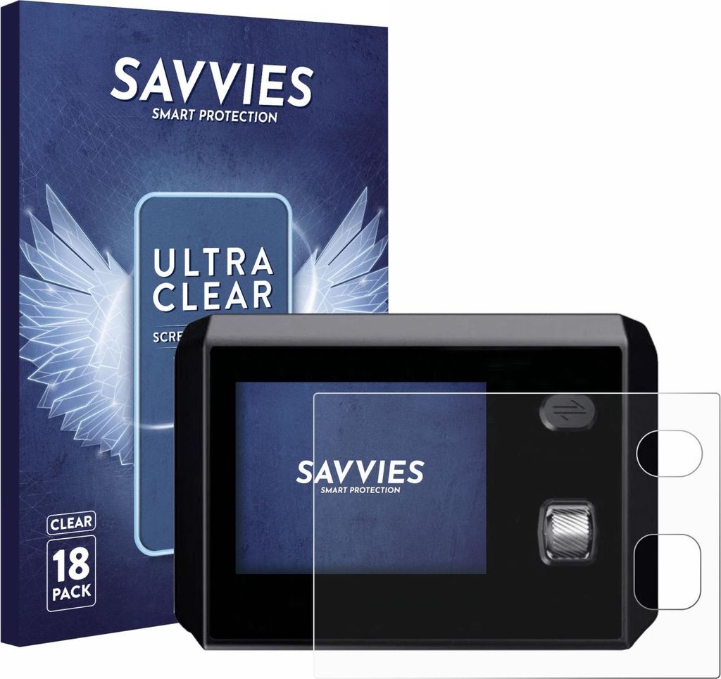 18x Für SkyRC MC5000 Schutzfolie Savvies Displayschutz Display Schutz Folie Klar Transparent
