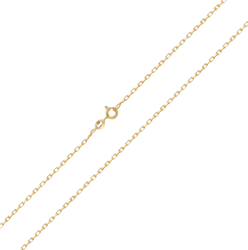 Chaîne Or 375 Femme Inoxydable et Solide - Maille Entrelacée Durable 51cm