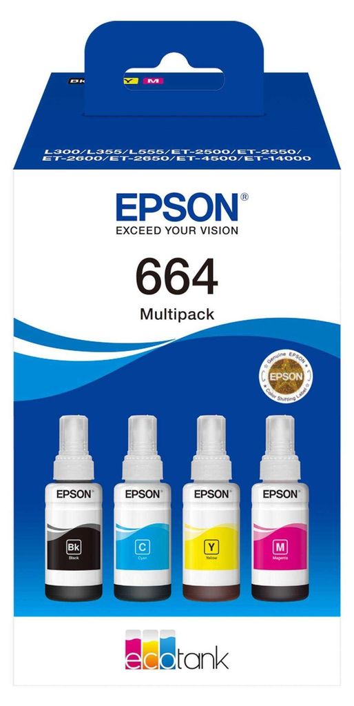 C13T664640 EPSON ET664 EcoTank Tinte (4) Obrázek produktu 