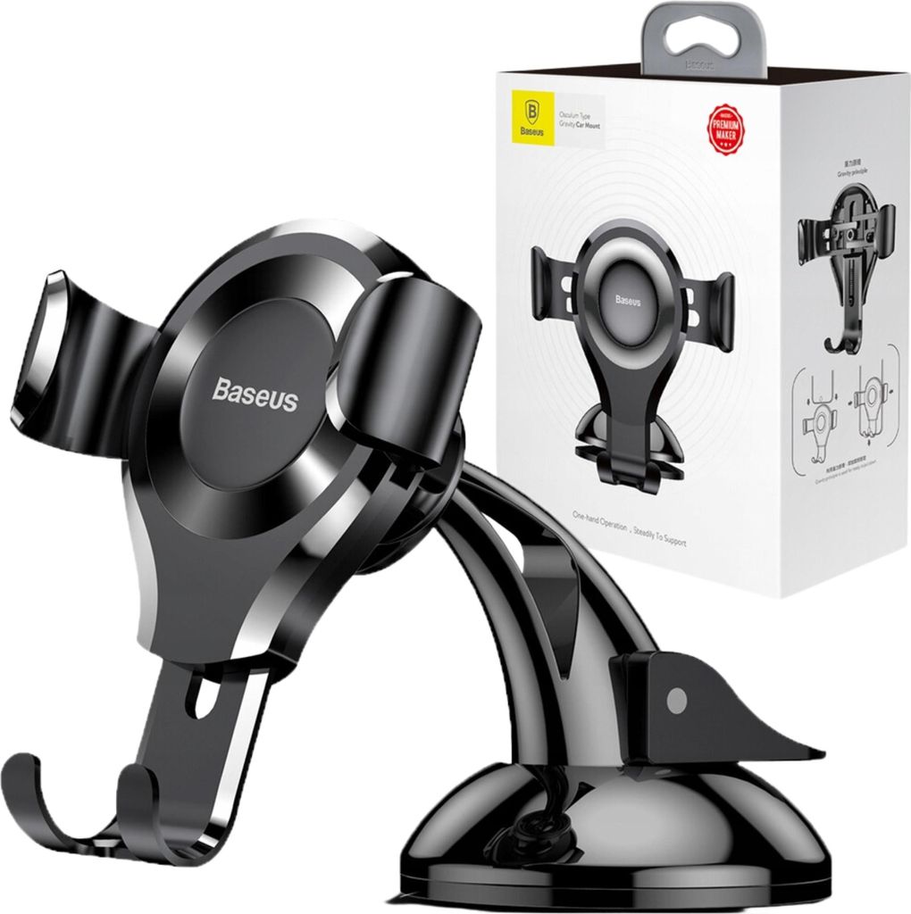 Baseus Osculum Car Gravity Holder for Phone (Black) Image du produit 