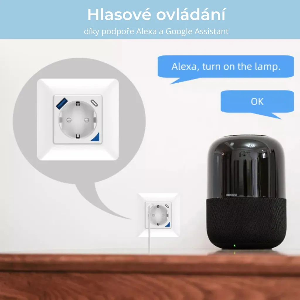 Prise connectée programmable BOT WP3 avec double chargeur USB blanc - 12