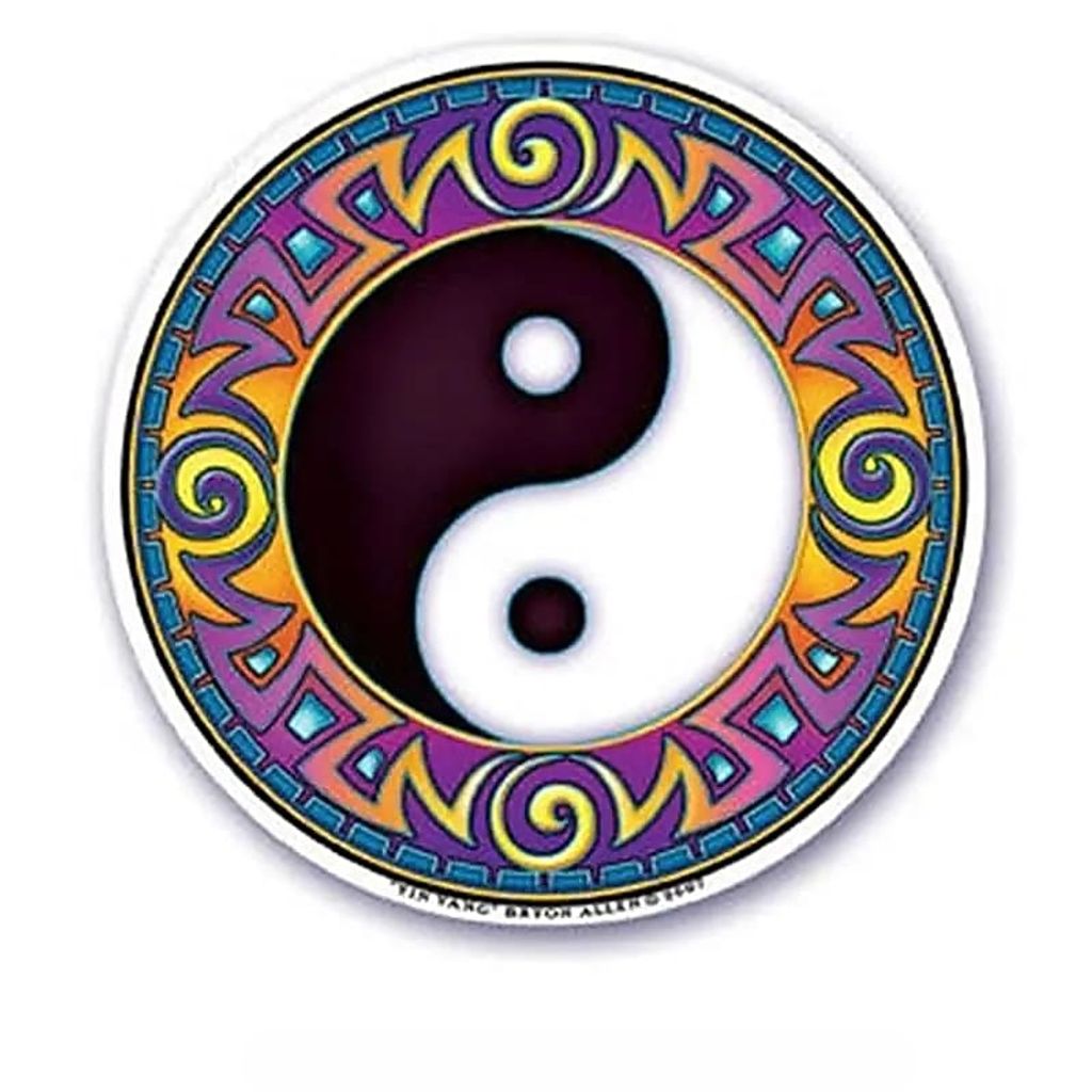 Fensterbilder Yin Yang -- 10.5 cm online bestellen sofort