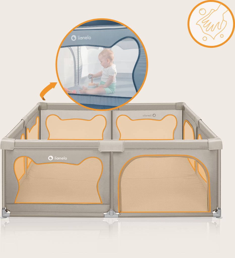 Lionelo Laufgitter WILLOW XL sehr große Spielfläche, 2 Produktbild 15