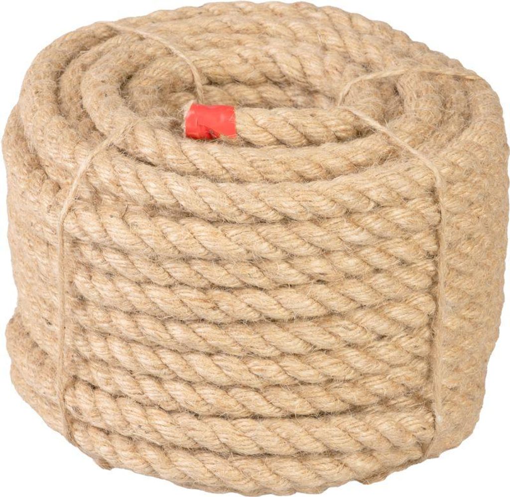 Lano Strend Pro tuingaren, jute, 3-strengs, 12 mm, lengte Productafbeelding 