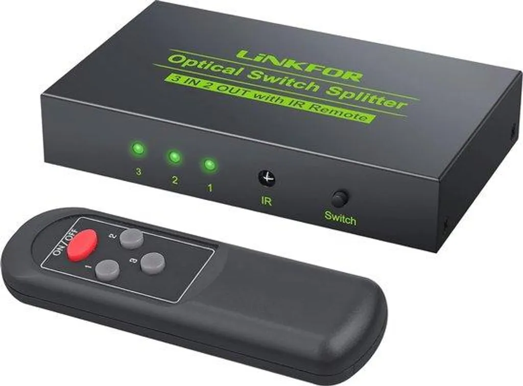 Switch audio optique 3x2 : Finissez-en avec les branchements Toslink