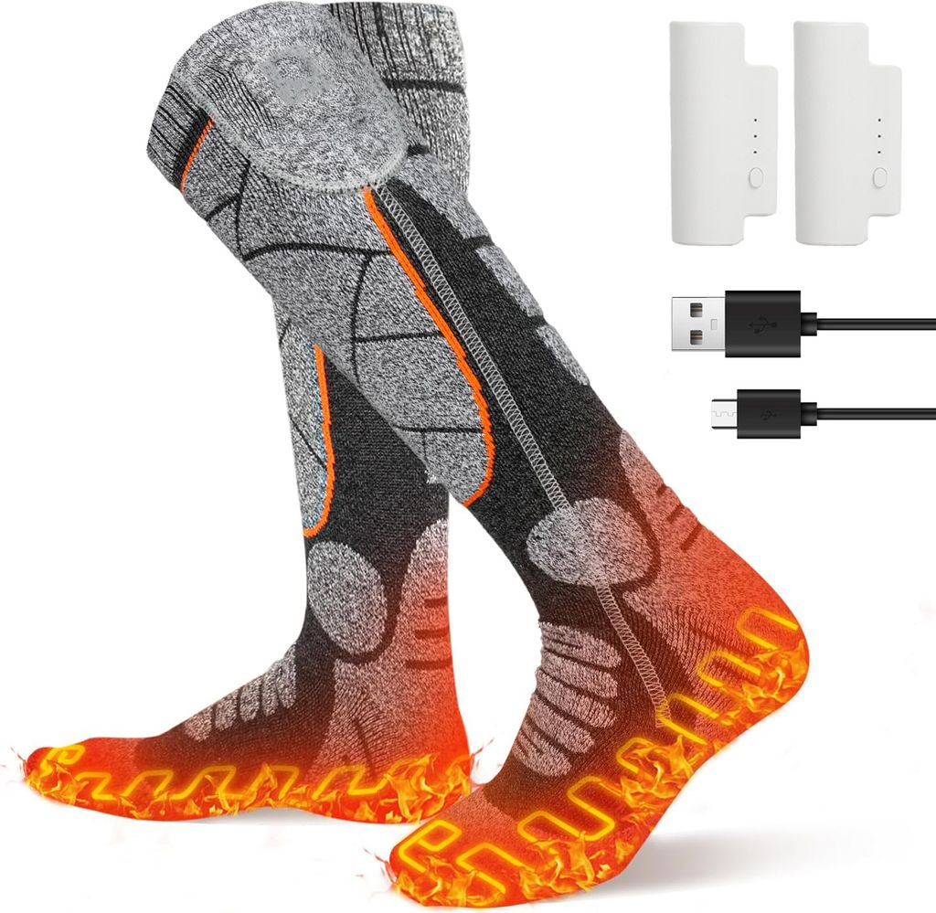Beheizbare Socken, Heizsocken, Wärmesohlen, Elektrisch Produktbild 