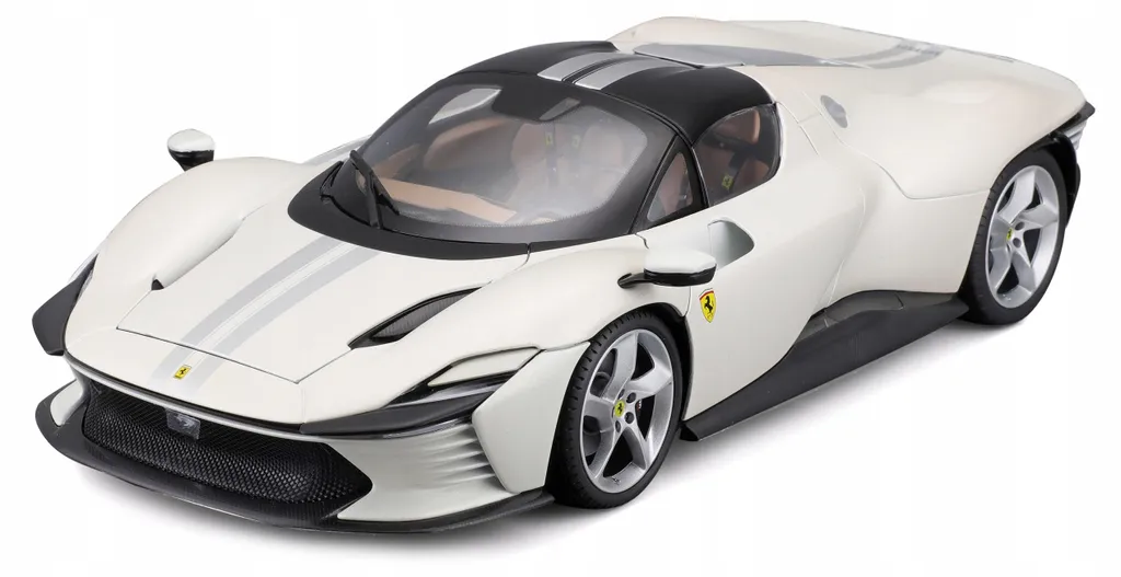 Ferrari Daytona SP3 Bburago 1:18 Blanche : Finition Signature