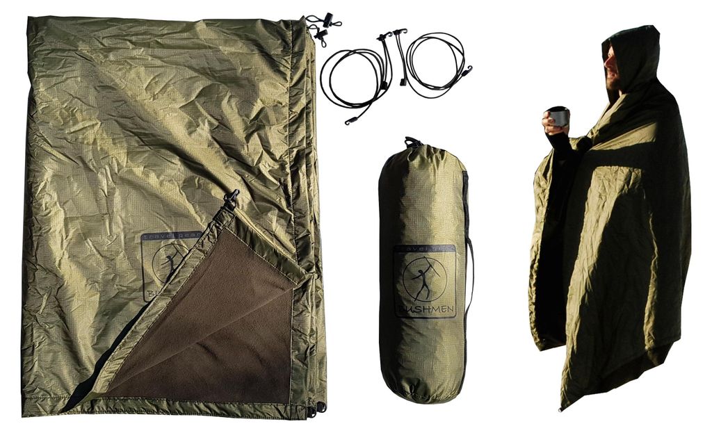 Bushmen THERMO - Blanket™ pončo s izolací pod prošívkou, Obrázek produktu 