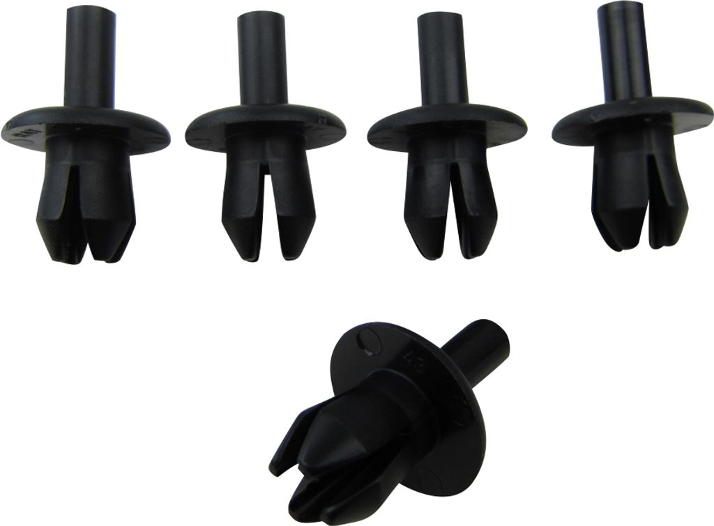 5x Clip Klammer Spreitzniet Karrosserie für VW Audi Seat Skoda Opel Ford