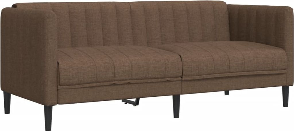 Design Sofa 2-Sitzer Braun Stoff, Schlafsofas 2024 Neu Produktbild 2