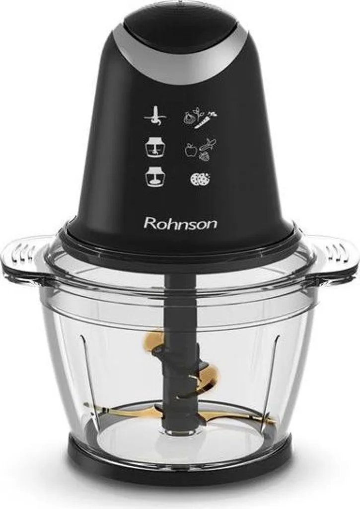 Hachoir Multi-usages Rohnson R-5112 pour Cuisine - Mixeur Inox Compact 1.2L