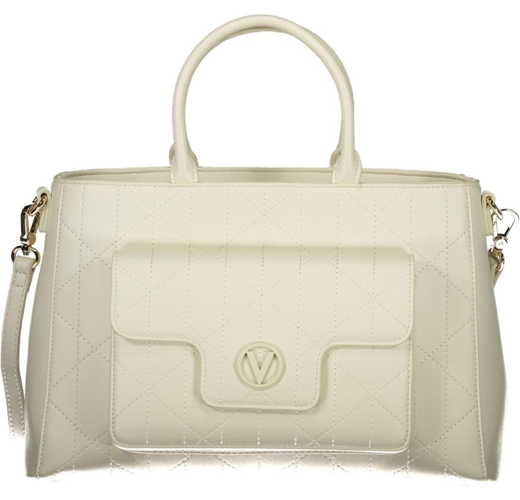 Elegante weiße Damentasche mit vielseitigen Trageoptionen