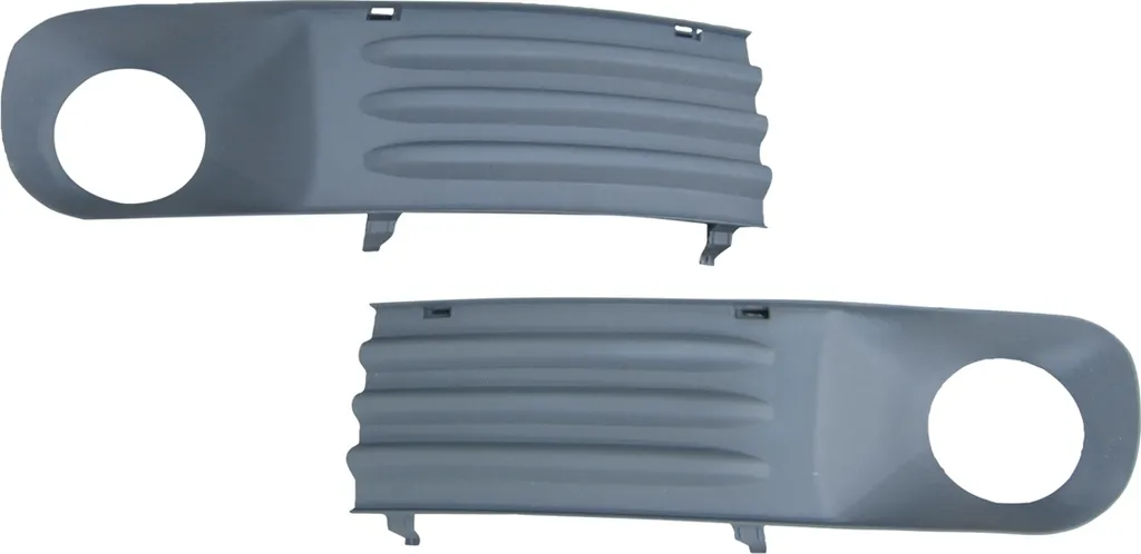 Paire de Grilles Pare-chocs ABS Noir pour VW T5 Multivan Haute Résistance