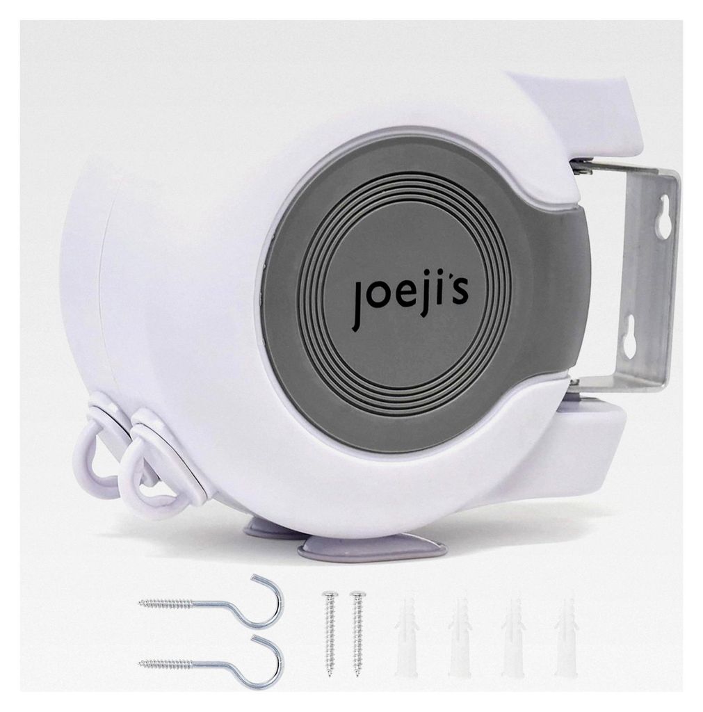 Ausziehbare Wäscheleine für Wand 15m Wäschespinne für Innen und Außen - Reise Wäscheschnur Wäscheständer für Badezimmer Waschküche Garten