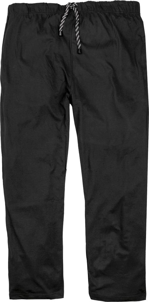 Adamo Pyjamahose lang schwarz Übergröße