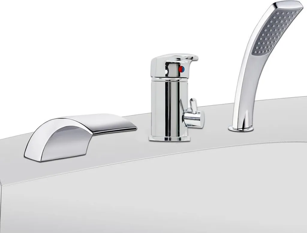 Trasforma il Bagno in Spa: Set 3 Fori Cascata e Doccetta Cromata