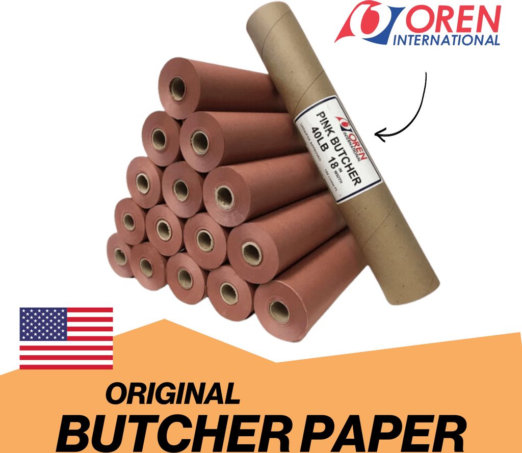 Oren Original Pink Butcher Paper, BBQ Kraftpapier - 10 Produktbild 