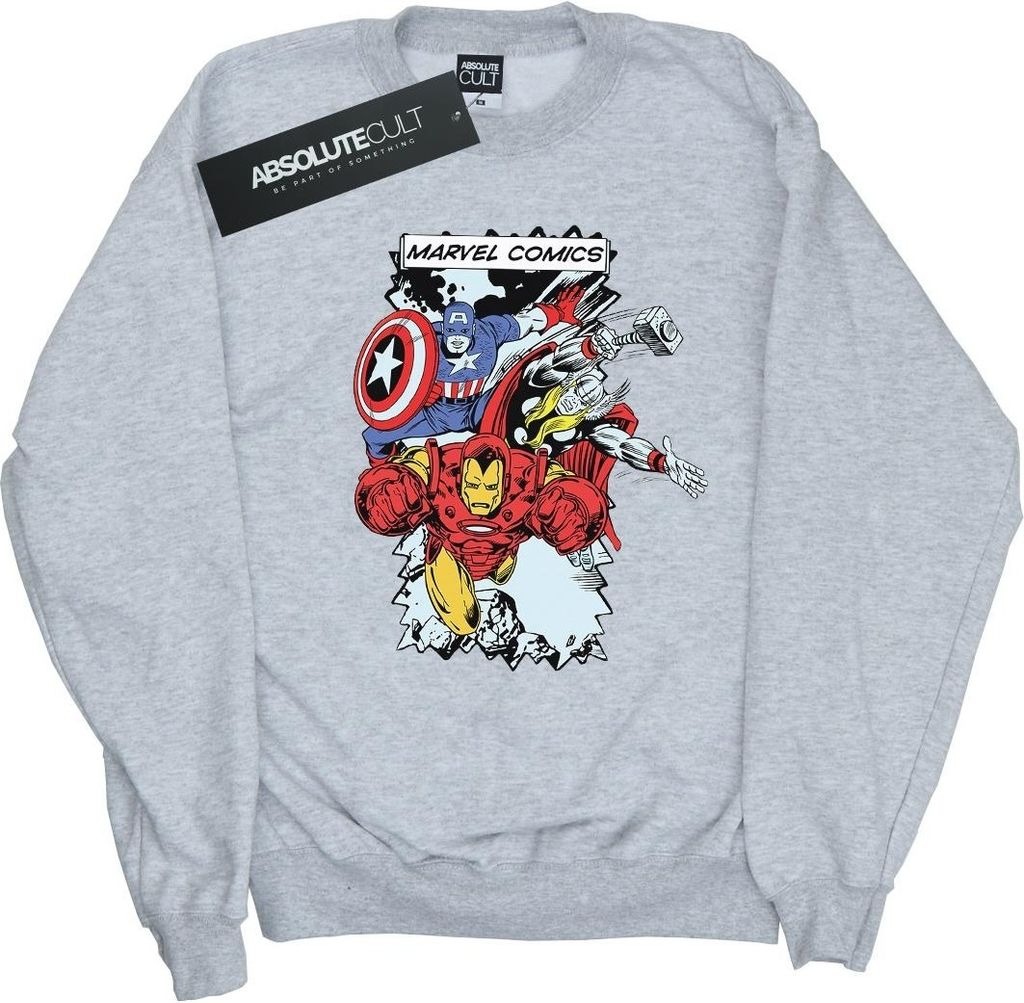 Marvel - Sweatshirt für Herren BI2727 (L) (Grau meliert)