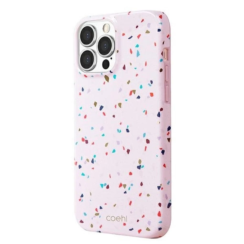 UNIQ etui Coehl Terrazzo iPhone 13 Pro Max 6,7" /blush pink Handyhlle
