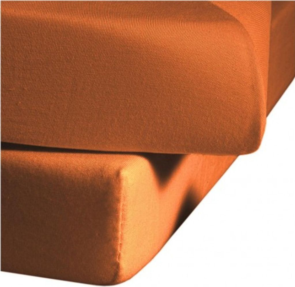 Fleuresse Mako-Jersey-Spannlaken Jenny C Farbe terra 5215