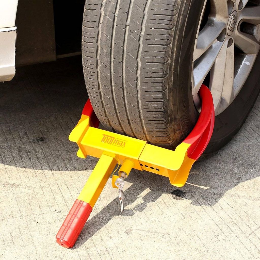 Radkralle Diebstahlsicherung Wegfahrsperre Parkkralle Reifenkralle Pkw Anhänger