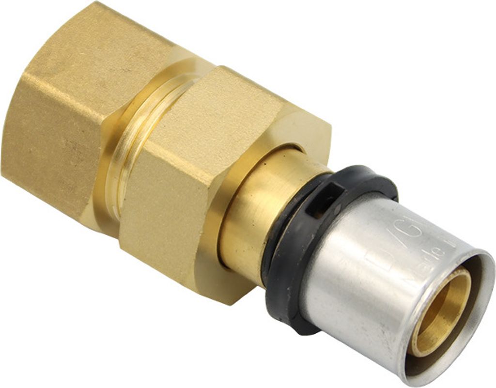 Pressfitting Verschraubung 20x2 mm 3/4 Zoll IG TH Kontur Verbundrohr