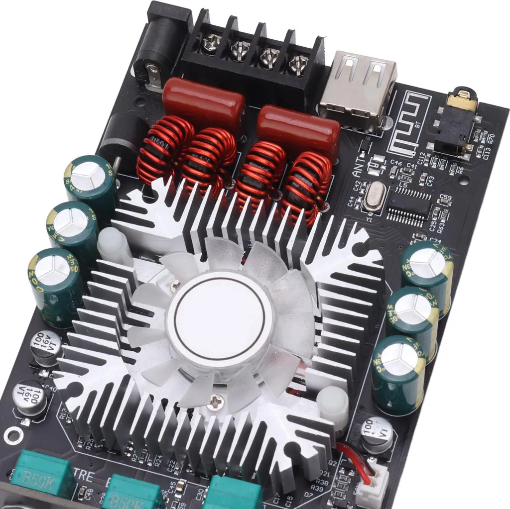 Module amplificateur audio Bluetooth HD 2x160W DC15-36V