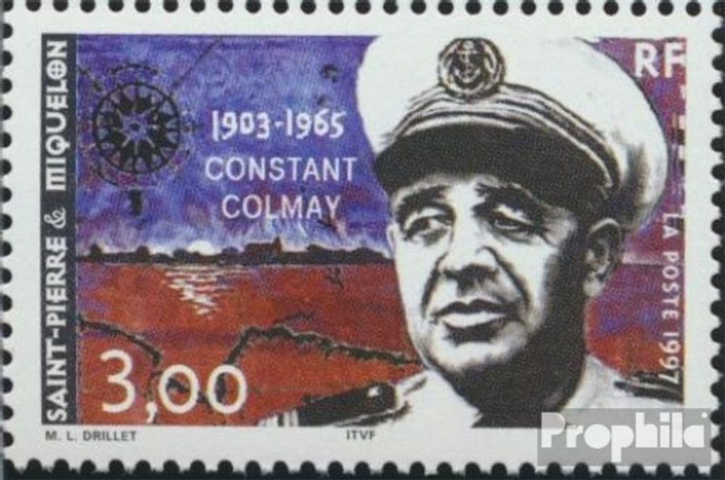 Briefmarken St. Pierre und Miquelon 1997 Mi 721 (kompl.Ausg.) postfrisch Constant Colmay