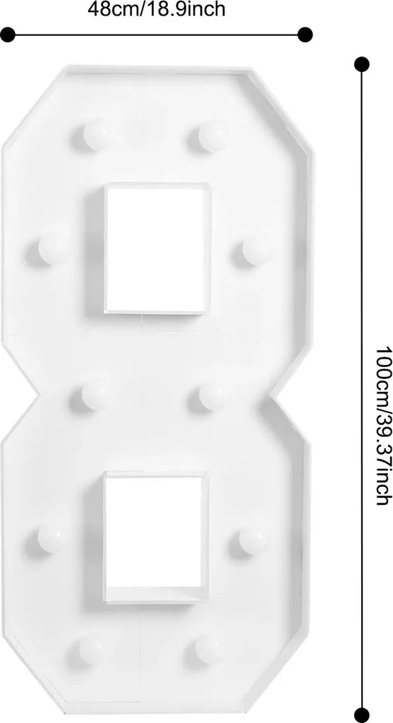 Panneau d'affichage mosaïque BLANC-d 3 à éclairage LED design moderne - 2