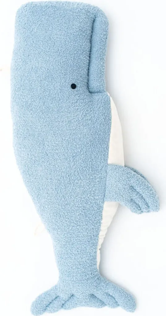 Grande Baleine en Peluche Bleue Crochetts - Idée Cadeau Naissance Douce
