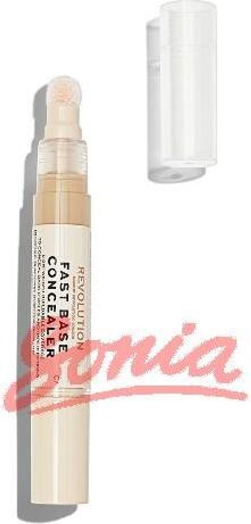 Makeup Revolution, Fast Base Concelear, Under-Eye Concealer Pen, C 7, 4.5 ml