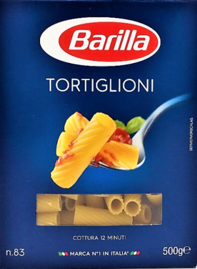 Barilla Tortiglioni č. 83 - 500 gr. Obrázok produktu 
