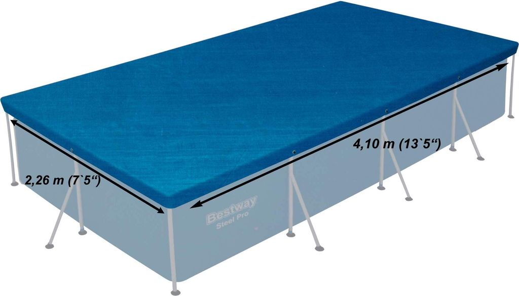 Couverture de piscine pour 400 x 211 cm Bestway 58107 Image du produit 