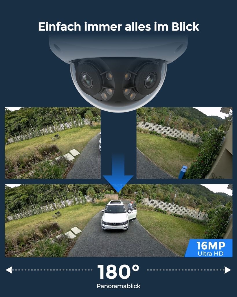 Reolink Duo 3V PoE, 8K 16MP 180° Dual-Objektiv PoE Produktbild 3