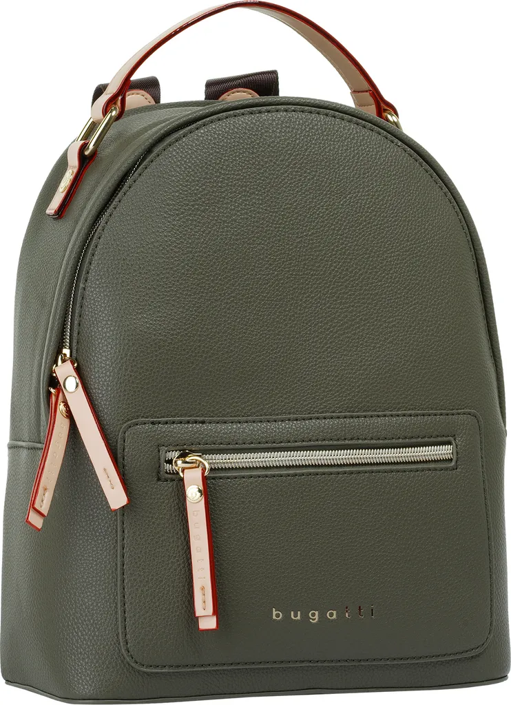 Sac à Dos Bugatti Ella Vert Olive - Idéal pour Travail et Sorties - 17