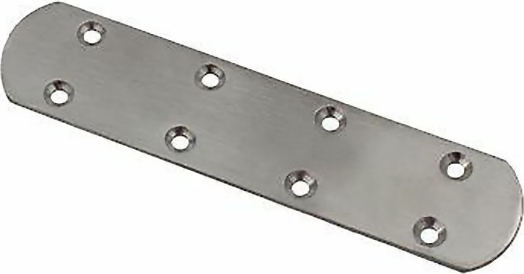 Edelstahl Blech Lochplatte Holzverbinder Lochblech Flachverbinder Verbinder 5-15 165x38mm