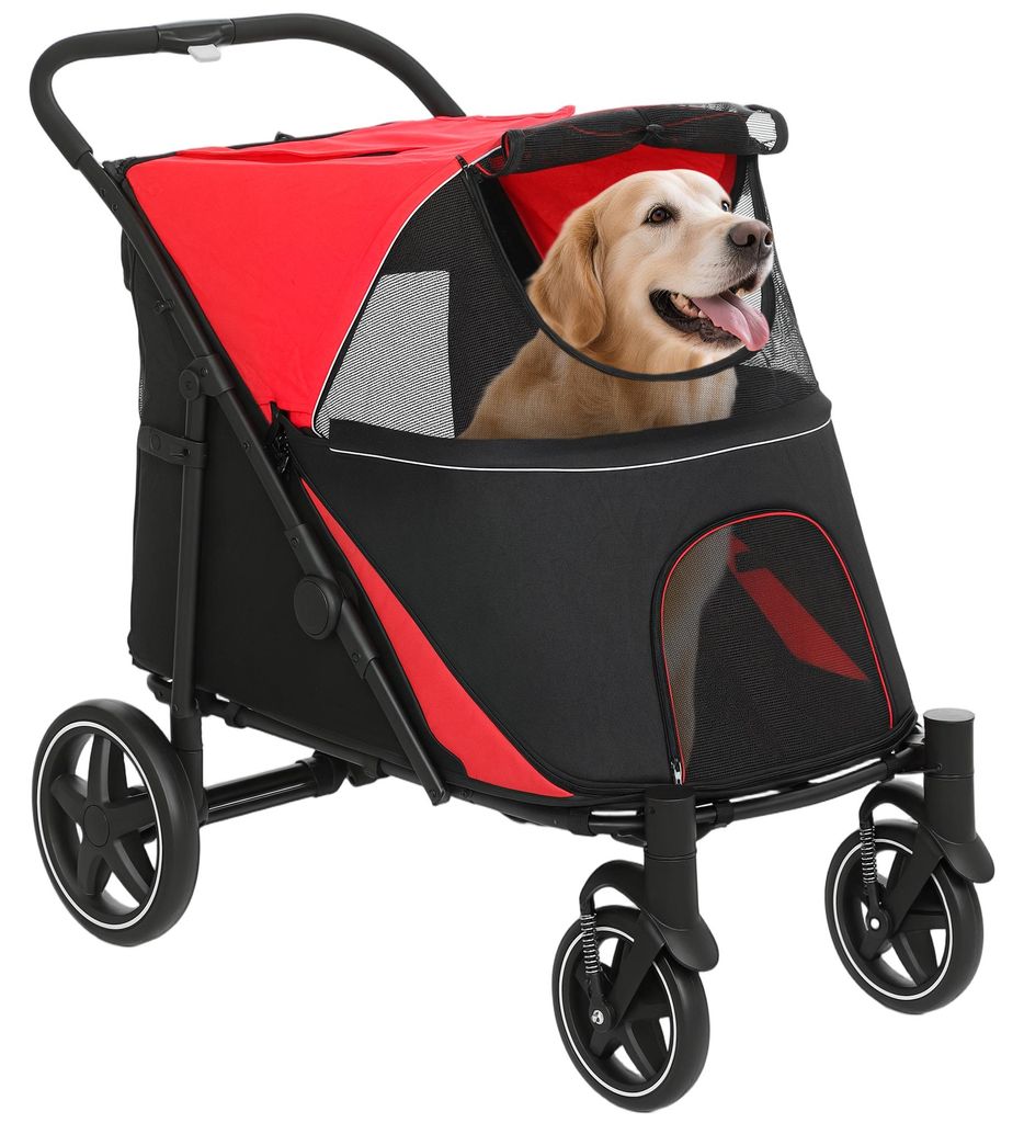 PawHut, poussette pour chiens, buggy pour animaux de Image du produit 