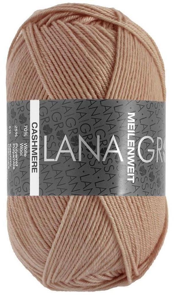 Lana Grossa - Meilenweit 4-fach 50g Cashmere 0065 sandbeige Produktbild 