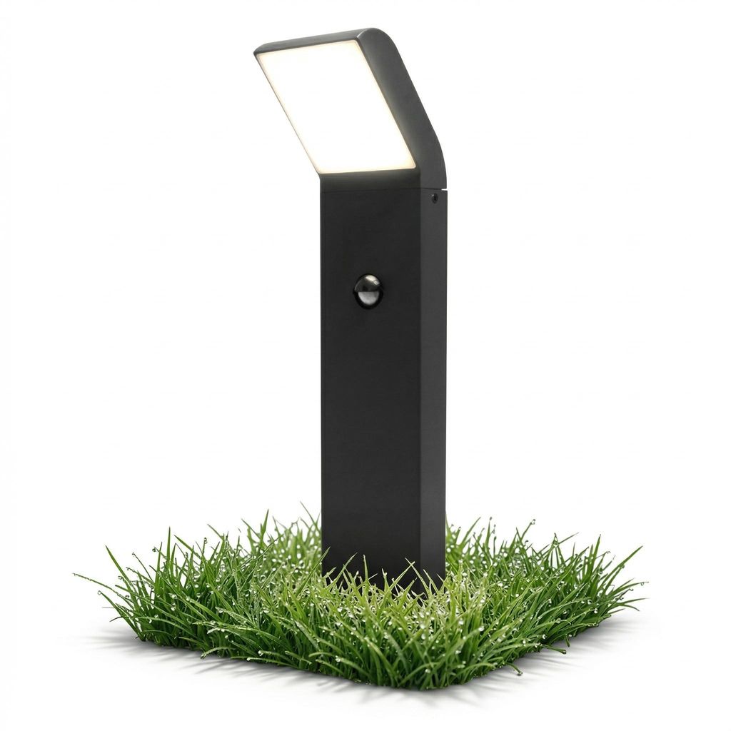 Lampa zewnętrzna słupek ogrodowy LED 12W z czujnikiem CLARK Zdjęcie produktu 