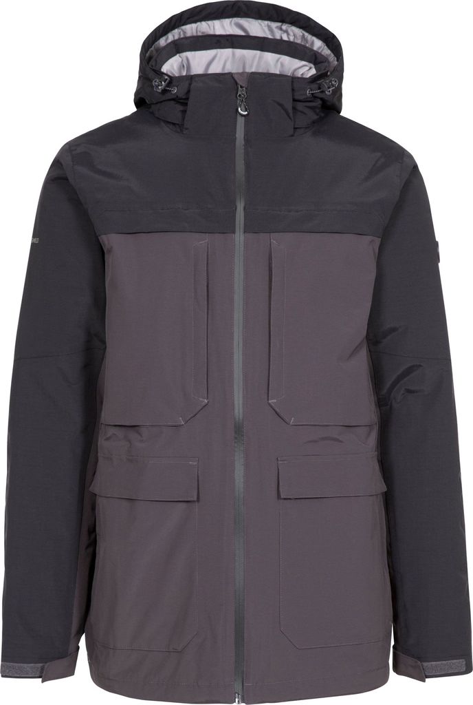 Trespass - "Heathrack" Jacke, wasserfest für Herren TP5250 (XS) (Dunkelgrau)