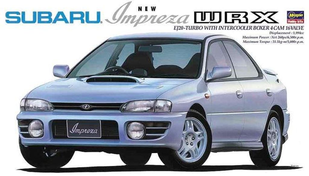 Hasegawa 20675 - 1/24 Subaru New Impreza WRX 1994 - Neu