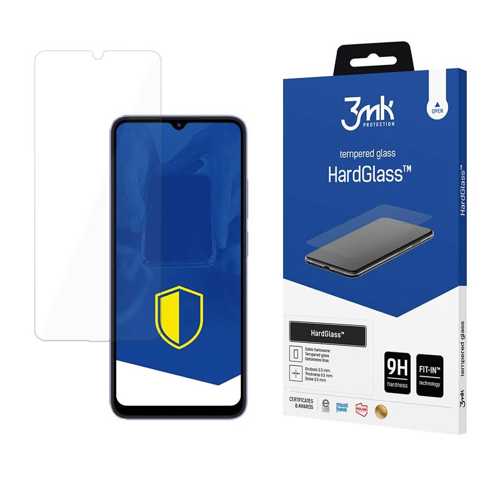 3mk Display Gehärtetes Glas HardGlass für Xiaomi Redmi 12C 0,3mm 9H