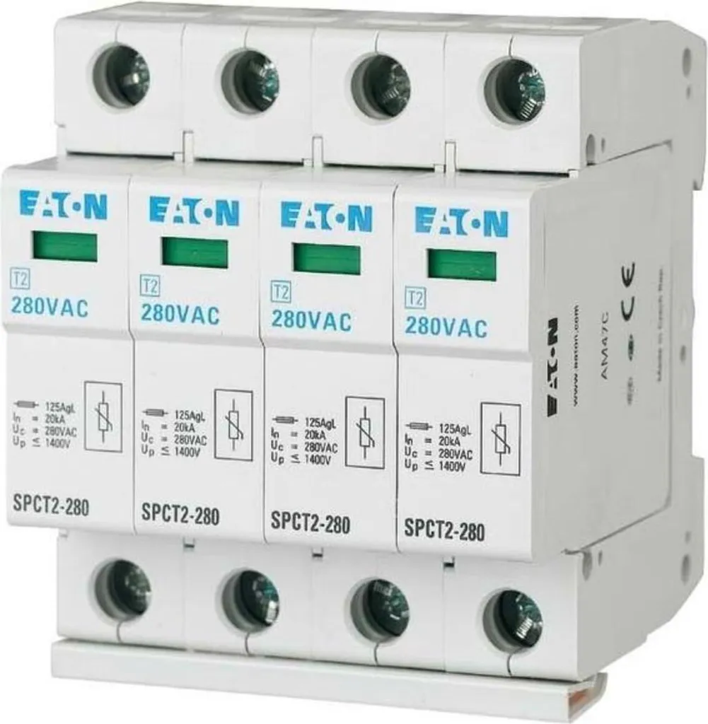 Parafoudre Eaton SPCT2-280/4 à Cartouche Amovible - Protection Haute Tension