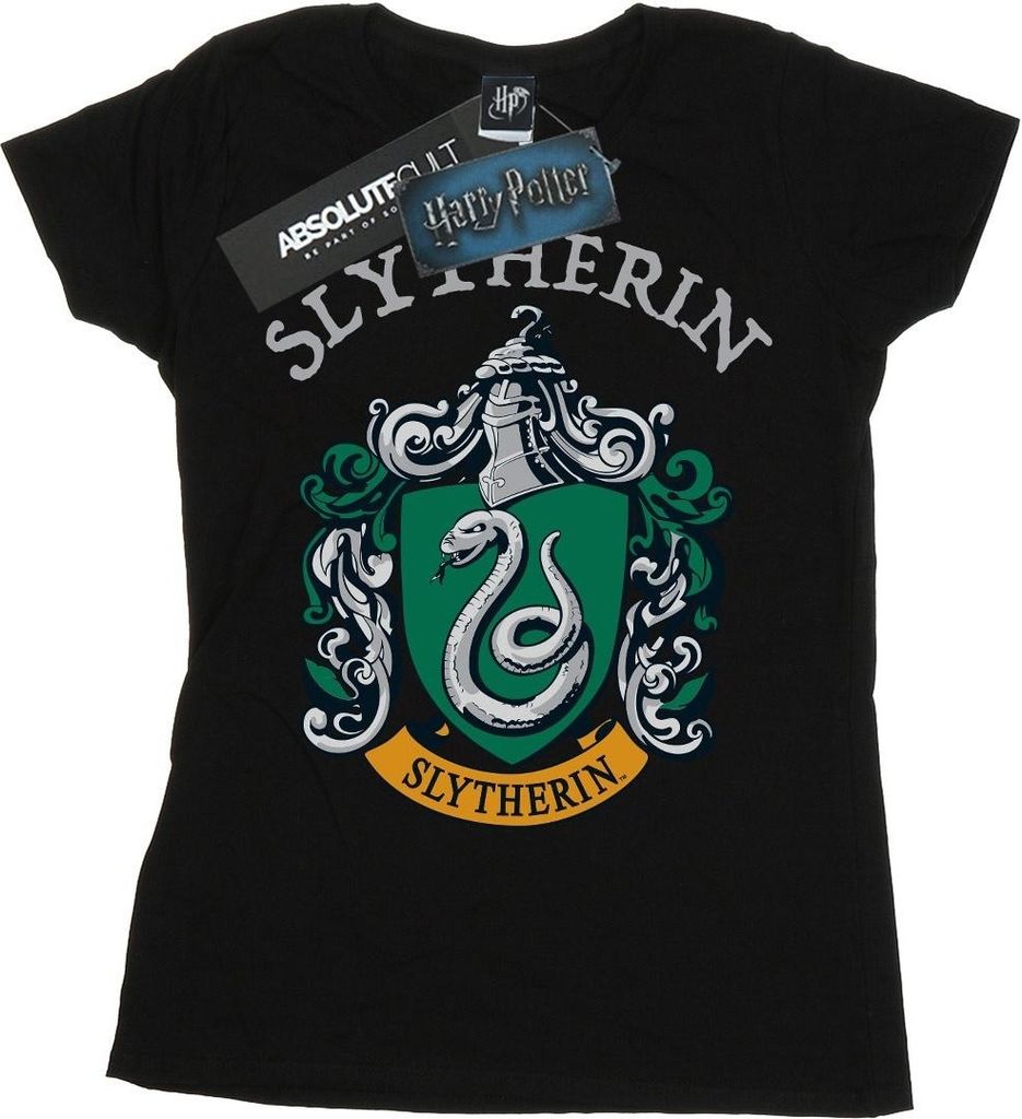 Harry Potter - "Slytherin" T-Shirt für Damen BI23277 (XXL) (Schwarz)