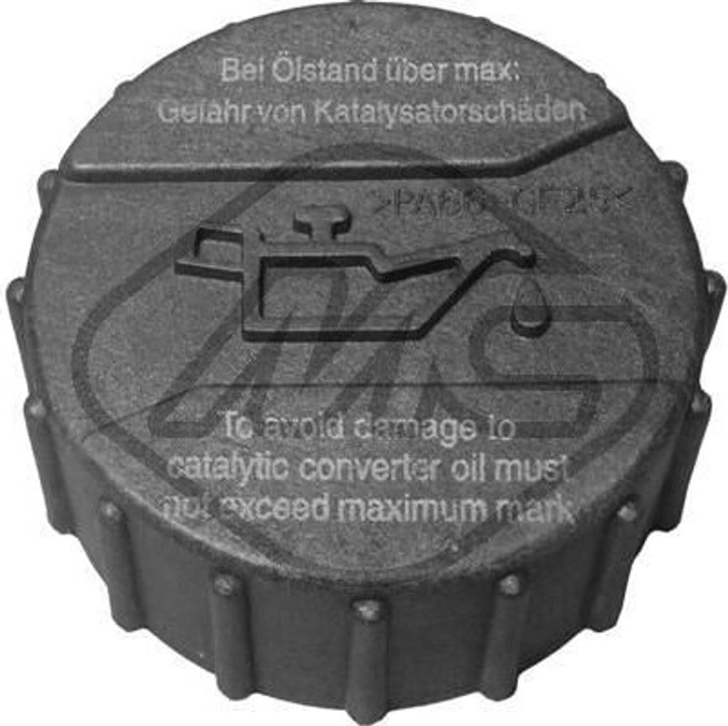 Metalcaucho Öldeckel Öldeckel 03636 für VW Transporter IV Bus (70B, 70C, 7DB, 7DK, 70J, 70K, 7DC, 7DJ) 0,04kg 40g