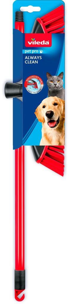 Vileda Pet Pro ALWAYS CLEAN broom (red) Obrázok produktu 