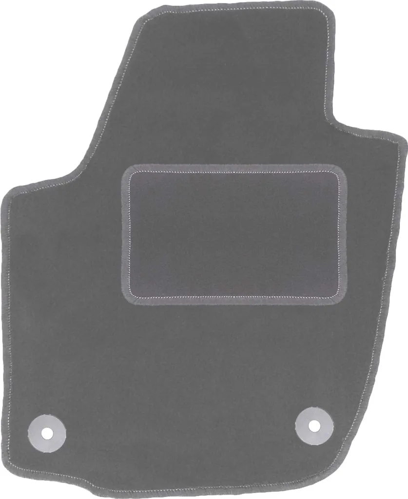 Tappetino Seat Toledo IV 2012- Velluto Grafite con Fissaggi Sicuri