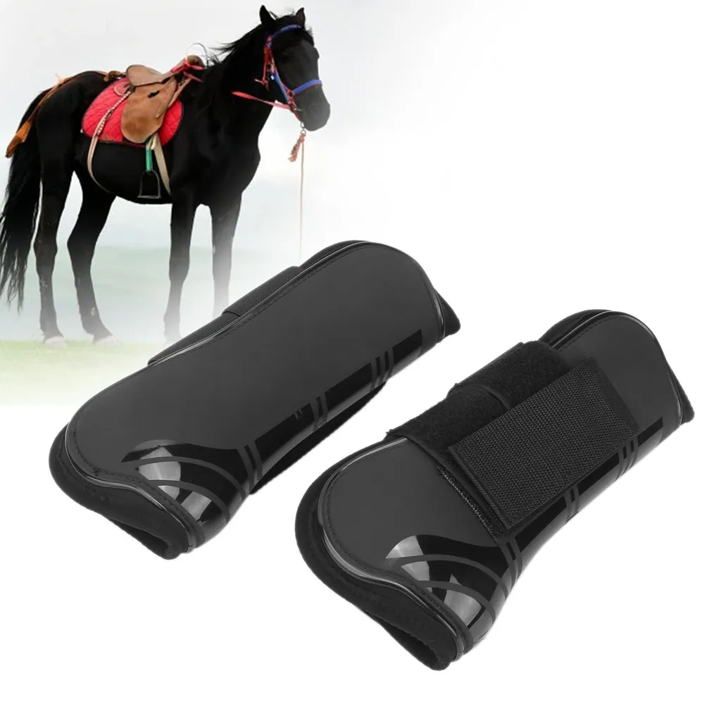 Guêtres cheval légères et réglables taille M pack de 4 protections
