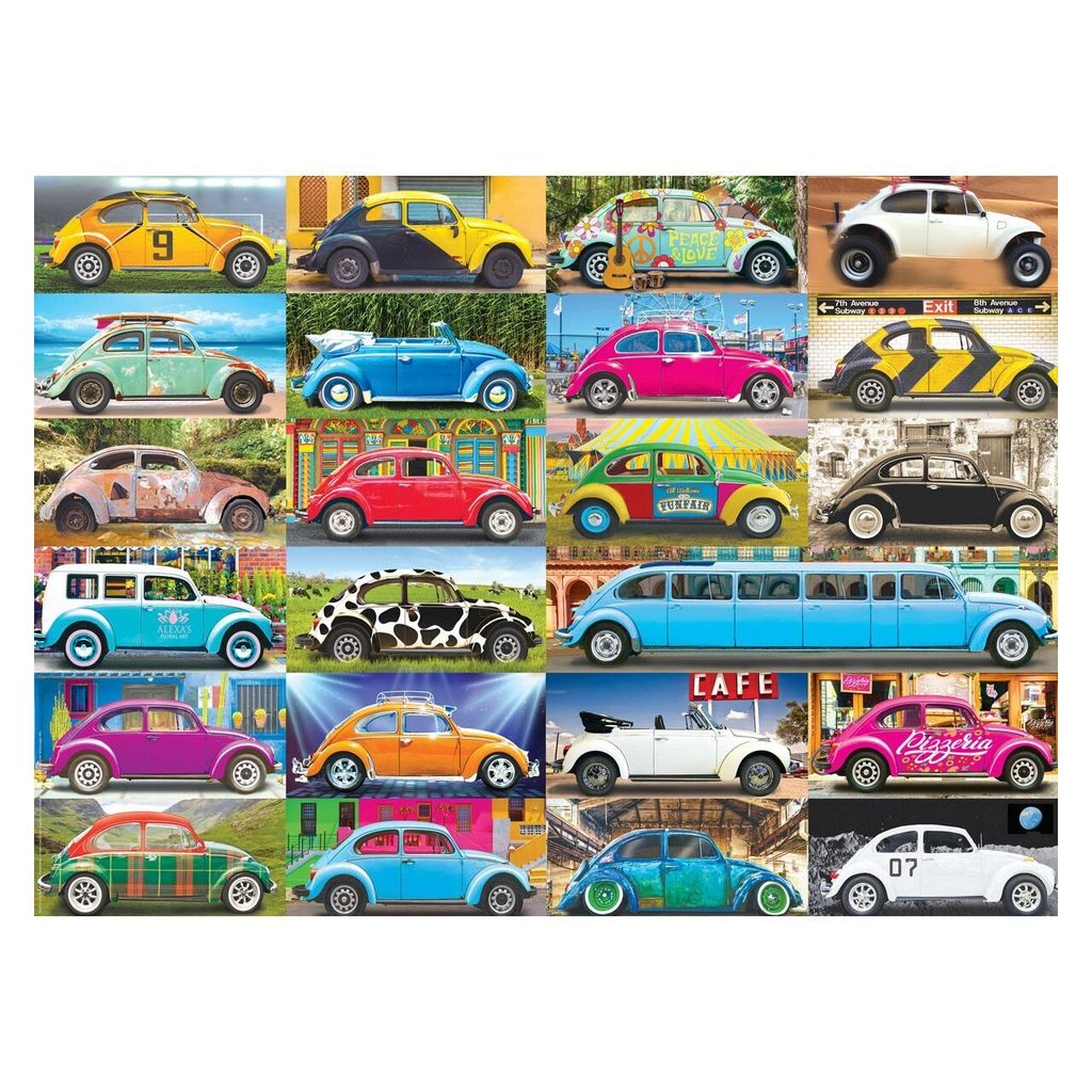 Eurographics Puzzle VW Beetle - Gone Places - 1000 Teile Karton